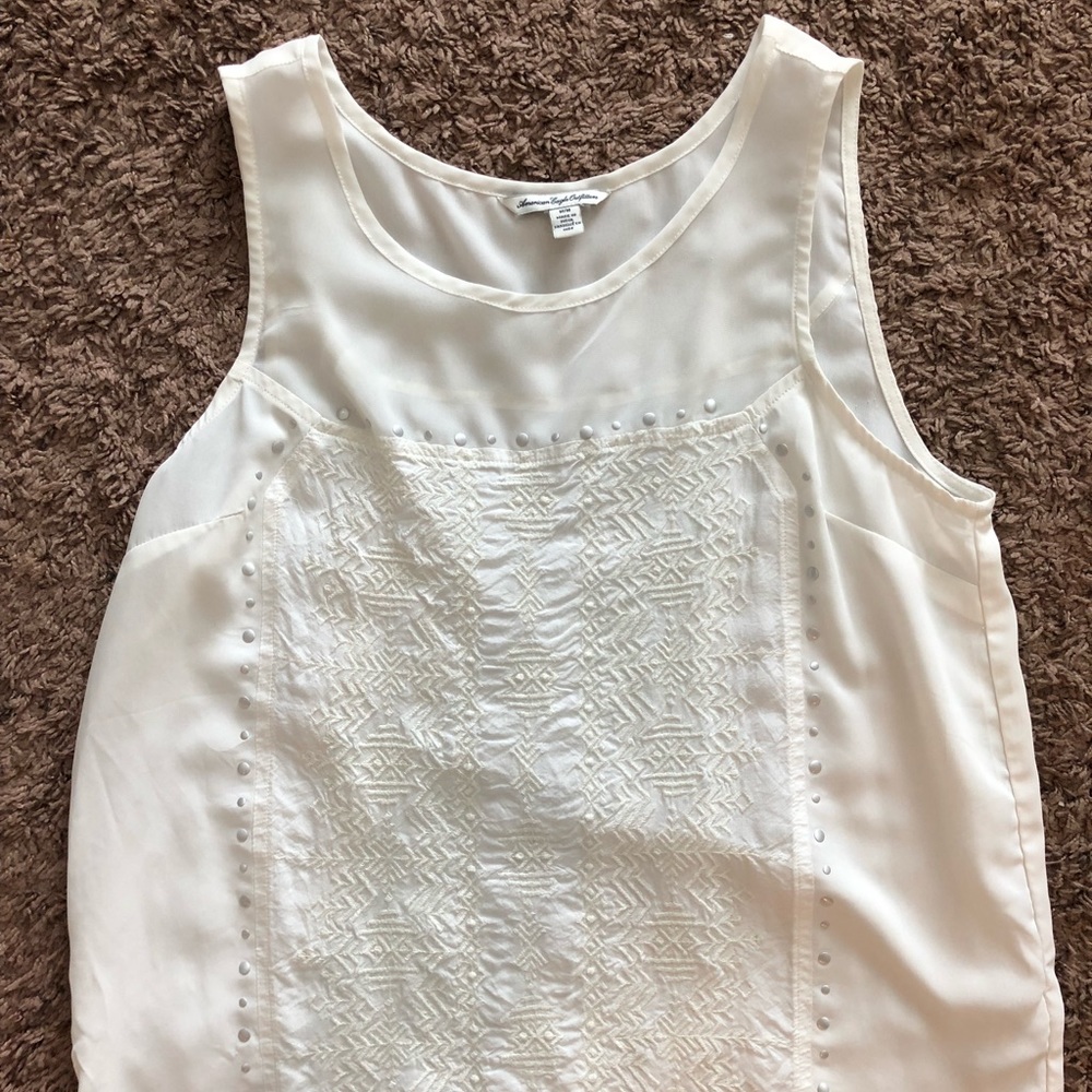 American eagle white shirt